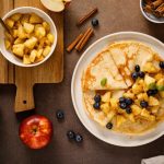 Crepes de avena rellenas de manzana_come sano
