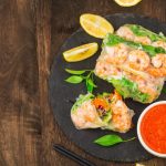 Rollitos de Gambas con Papel de Arroz_come sano