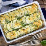 Tatin de calabacin tomates cherry y queso mozzarella_come sano